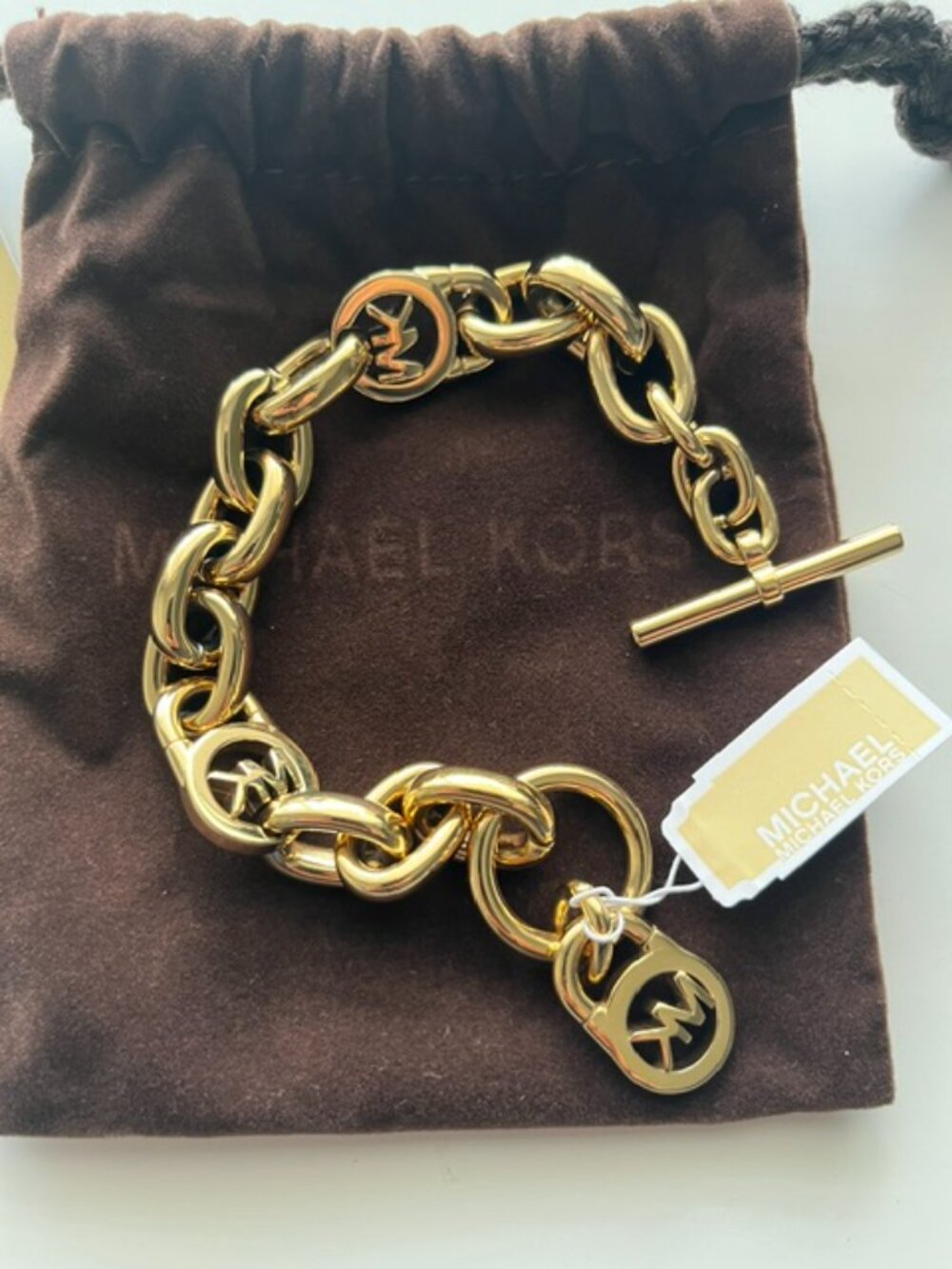 Michael Kors Gold Chain Bracelet